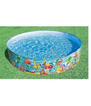 Бассейн с жесткими бортами детский Intex 183x38 см Intex 56452