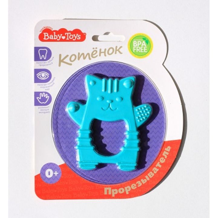 Прорезыватель Baby Toys "Котёнок" арт.04131