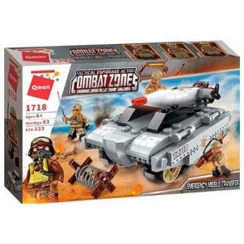 Конструктор Танк Qman 1718, 123 дет