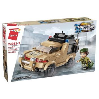  Конструктор  Qman  Транспорт медика арт.22011-3