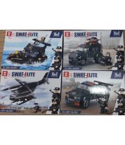 Конструктор "спецтранспорт"(4 вида)  арт.QL0251