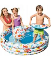 Набор Бассейн 59431 с мячом, кругом INTEX 59469NP