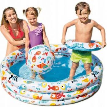 Набор Бассейн 59431 с мячом, кругом INTEX 59469NP