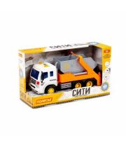 "Сити", автомобиль-контейнеровоз инерционный (со светом и звуком), 86228