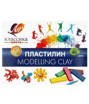 Пластилин 40цв. "Классика" , 30С 1922-08