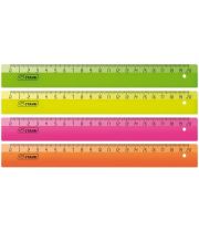 Линейка 20см., флуоресцентная, 4 цвета ЛН11