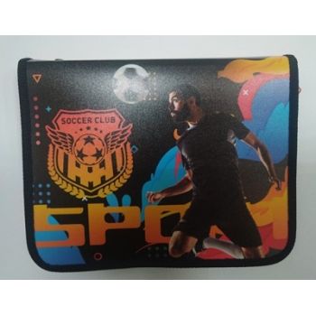 Папка для тетрадей, А5 молнии ПМ-А5-04 Футбол