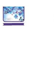 Папка для тетрадей, А5 молния вокруг пласт ПМ-А5-04 Орхидеи и бабочки