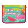 Папка для тетрадей, А5 молния вокруг пласт ПМ-А5-04 Pink Flamingo