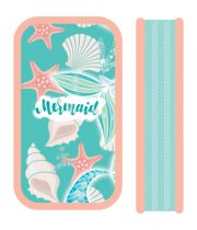 Пенал двухсекционный большой 190/105 ткань торец Ракушки