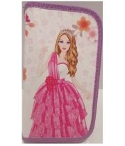 Пенал двухсекционный большой 190/105 Принцесса в цветах