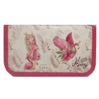 Пенал двухсекционный большой 190/105 Принцесса и фламинго