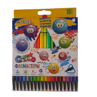 Фломастеры 18 цветов "deVENTE. Trio" трехгран.корп. 5082918,