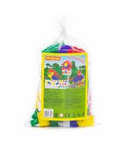 Конструктор "Строитель" (68 элементов) (в пакете); 36094