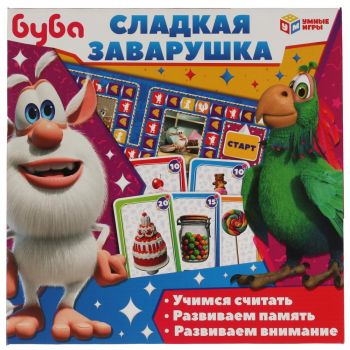 Буба. Сладкая заварушка. Настольная игра-ходилка с карточками