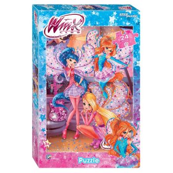 Мозаика "puzzle" maxi 24 "Winx" (Rainbow)  90015