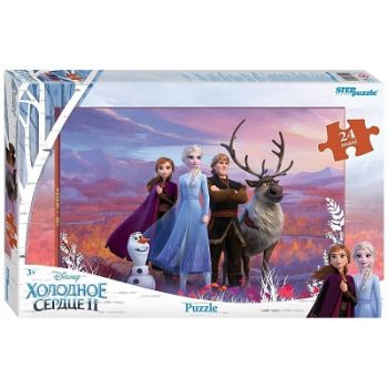 Мозаика "puzzle" maxi 24 "Холодное сердце - 2" (Disney).90059