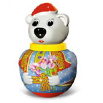 Неваляшка малая "Белый медведь "Тема", 01738