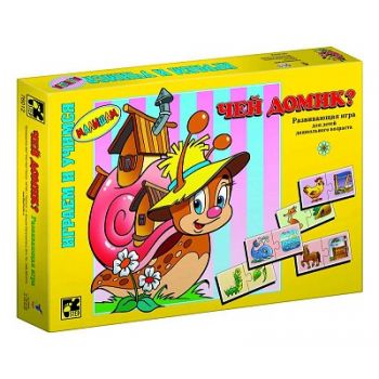 Развивающая игра "Чей домик?" арт. 76012