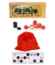 Лото деревянное (23х9.5х4.5 см) в коробке  арт.AN02557