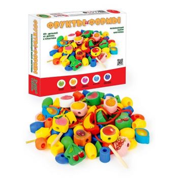 Фрукты и Формы, Анданте (бусы-шнуровка, 65 эл, RDI-D110a)