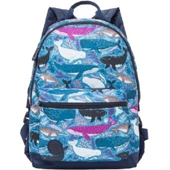 Рюкзак молодежный Grizzly  "Киты" арт. RX-023-3/1