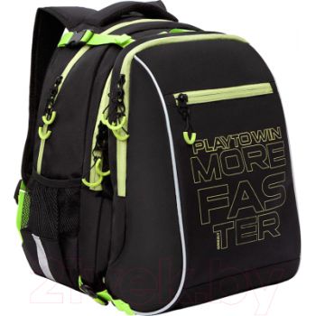  Детский Рюкзак GRIZZLY RB-158-1/1 чёрный