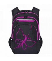 Рюкзак школьный GRIZZLY RG-161-2 /3 black/violet